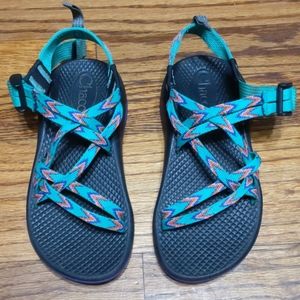 Chaco sandals girls multicolor size 1
